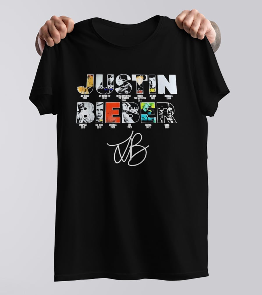 Justin Bieber Jb Fan Swag 2025 Album T-Shirt
