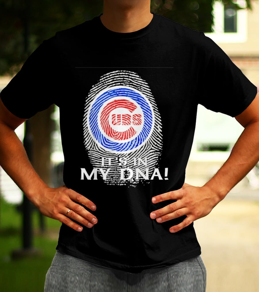 Chicago Cubs DNA Fingerprint It's In My DNA T-Shirt