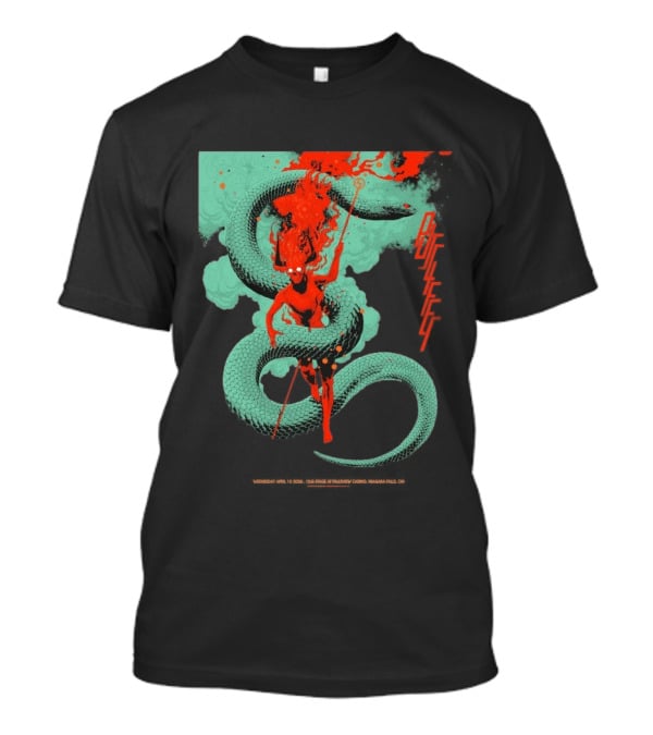 Puscifer Fall Tour 2026 The OLG Stage At Fallsview Casino Serpent Demon T-Shirt