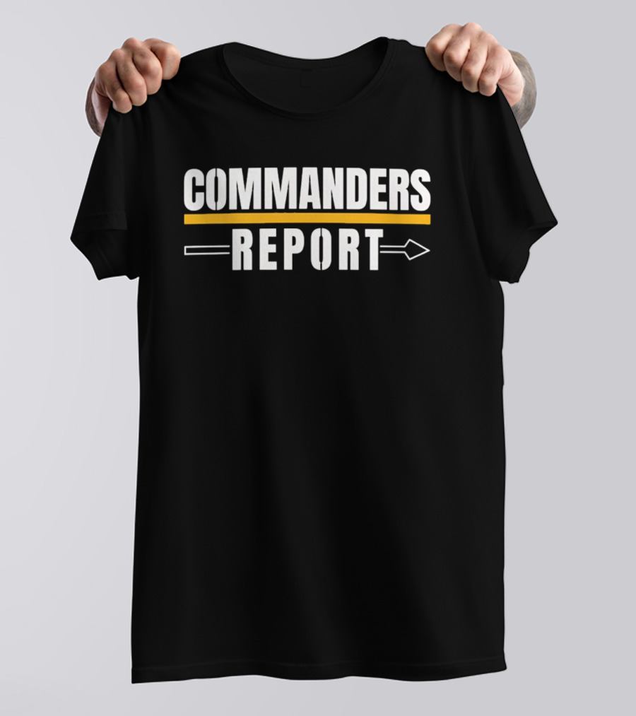 Washington Commanders Commanders Report T-Shirt