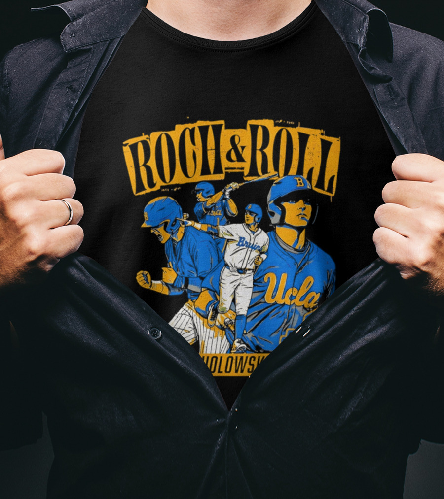 Roch Cholowsky UCLA Bruins Roch & Roll Baseball #1 T-Shirt
