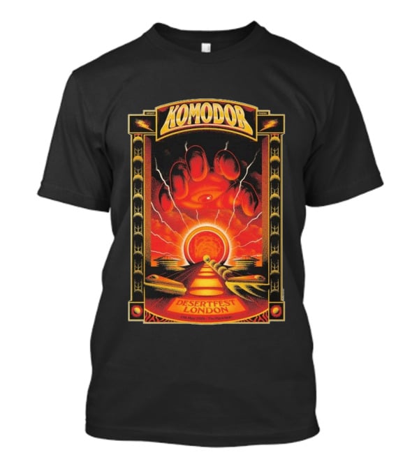 Komodor Desertfest London 5.17.2026 The Black Heart Event T-Shirt