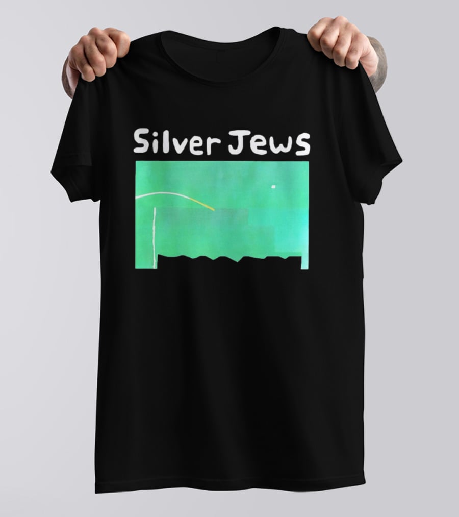 Silver Jews Green Abstract T-Shirt
