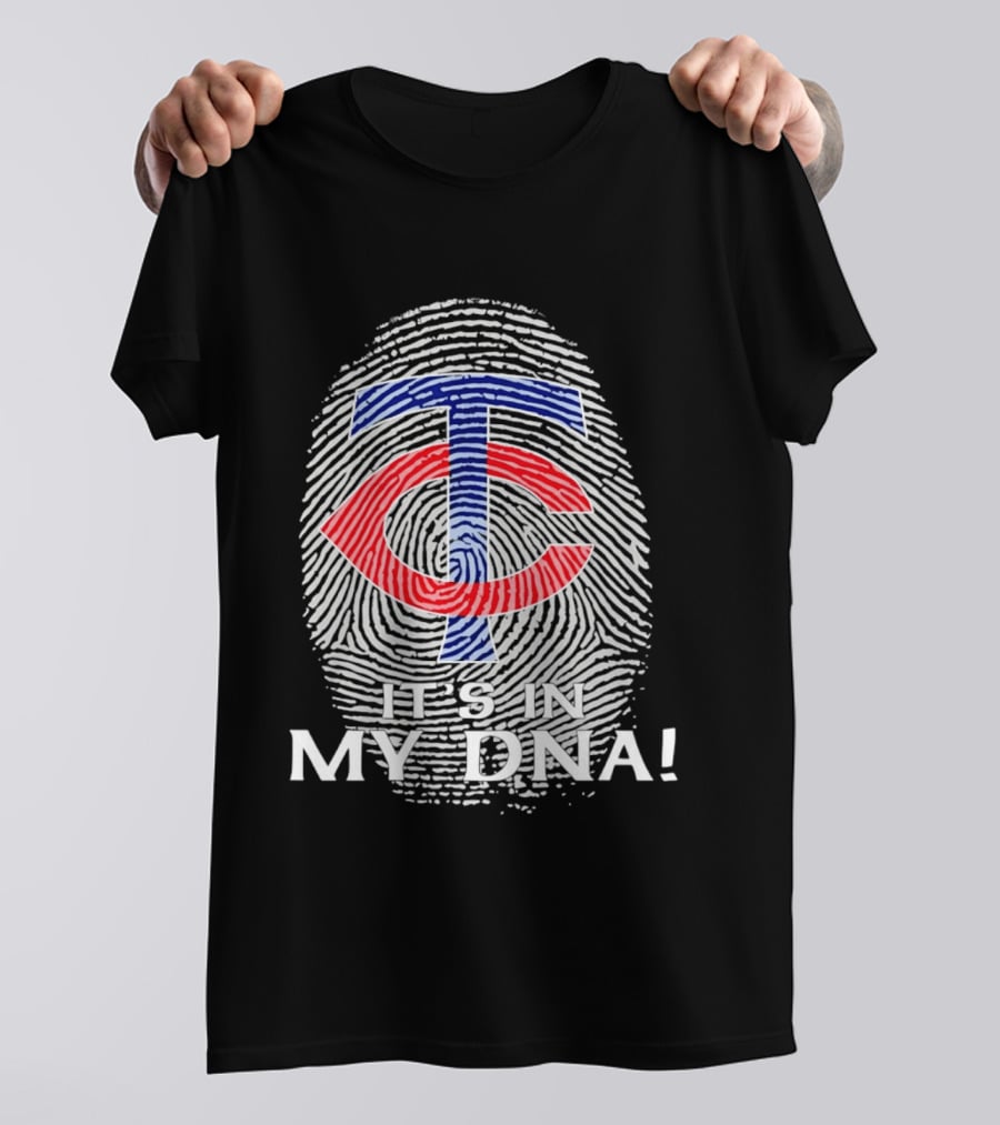 Minnesota Twins TC It's In My DNA Fingerprint T-Shirt