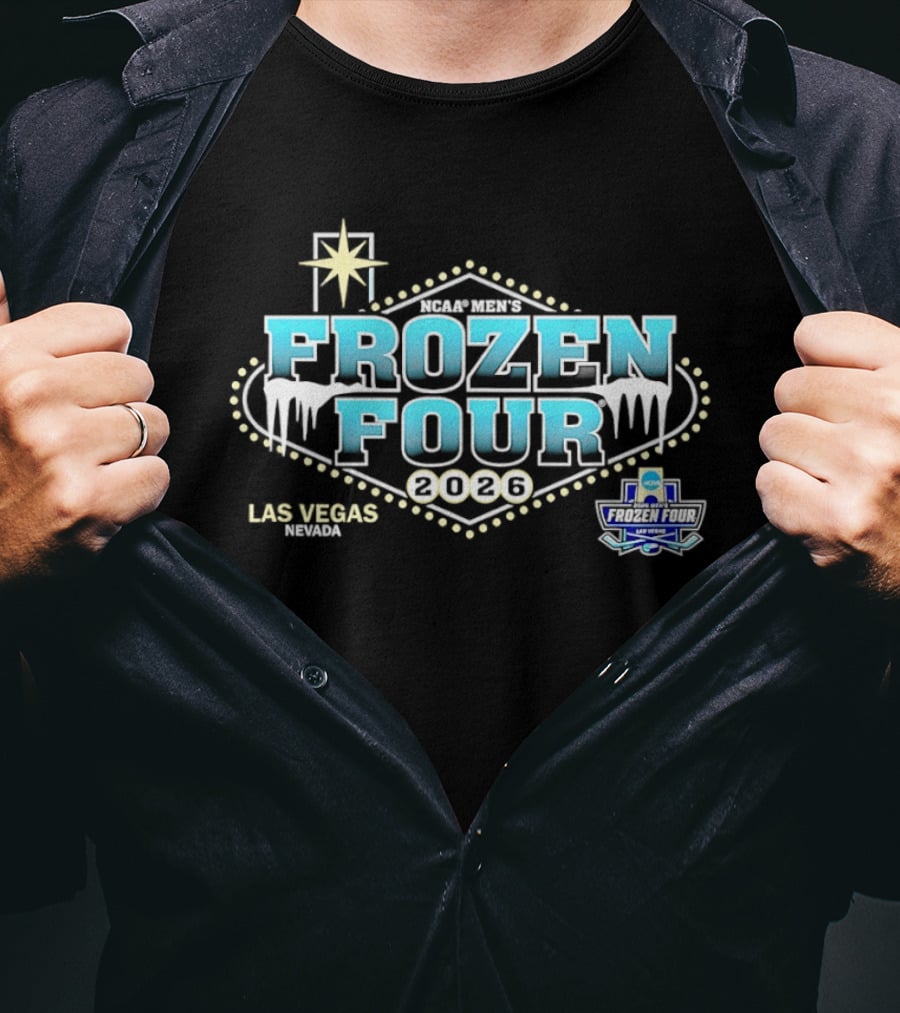 NCAA Frozen Four 2026 Men's Hockey Las Vegas March Madness Event T-Shirt