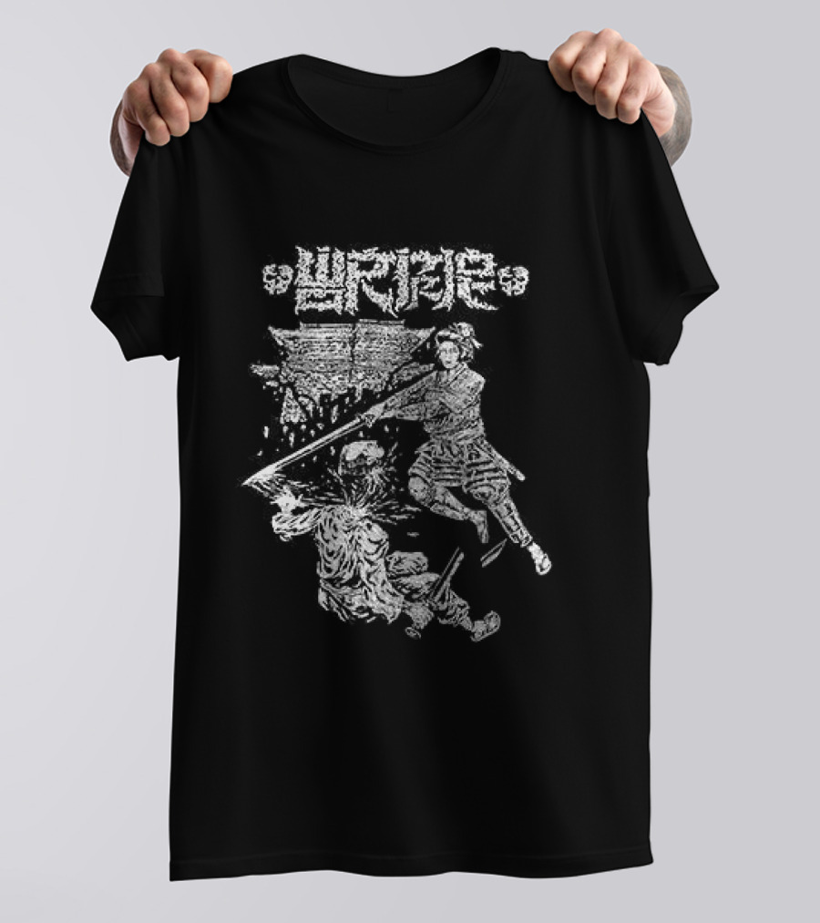 Wormrot The Darkest Burden Japanese Kanji Grindcore T-Shirt