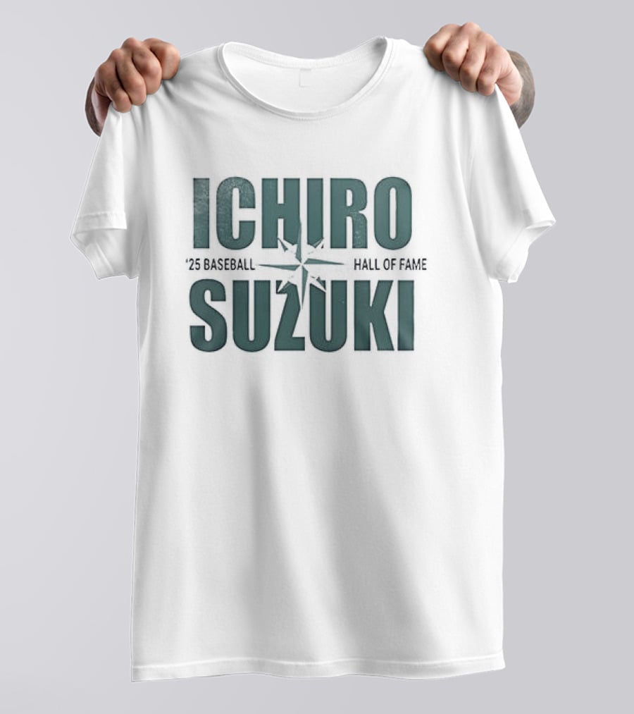 Seattle Mariners Ichiro Suzuki Hall Of Fame Edition T-Shirt