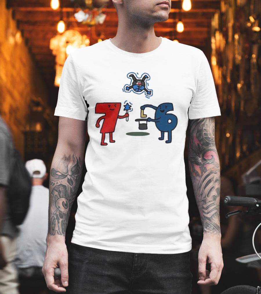 Philadelphia 76ers Steal Orlando Magic Meme With 76 And Magic Wand T-Shirt