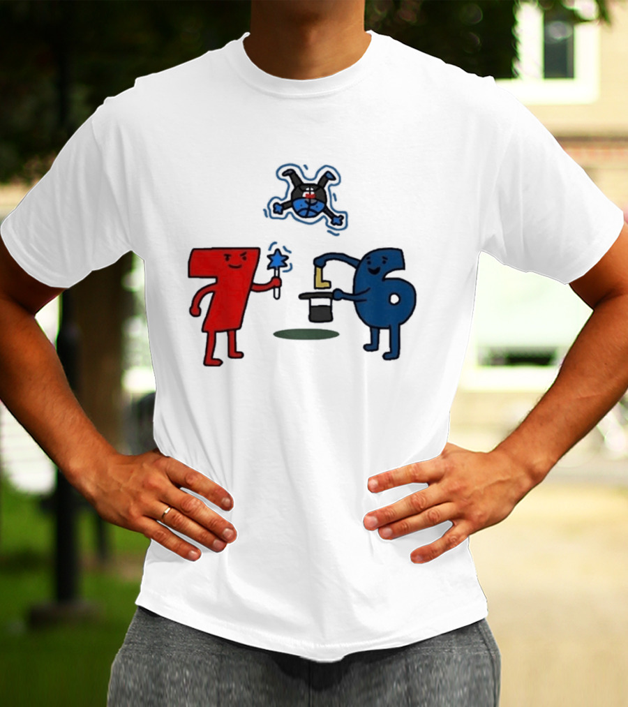 Philadelphia 76ers Steal Orlando Magic Meme With 76 And Magic Wand T-Shirt