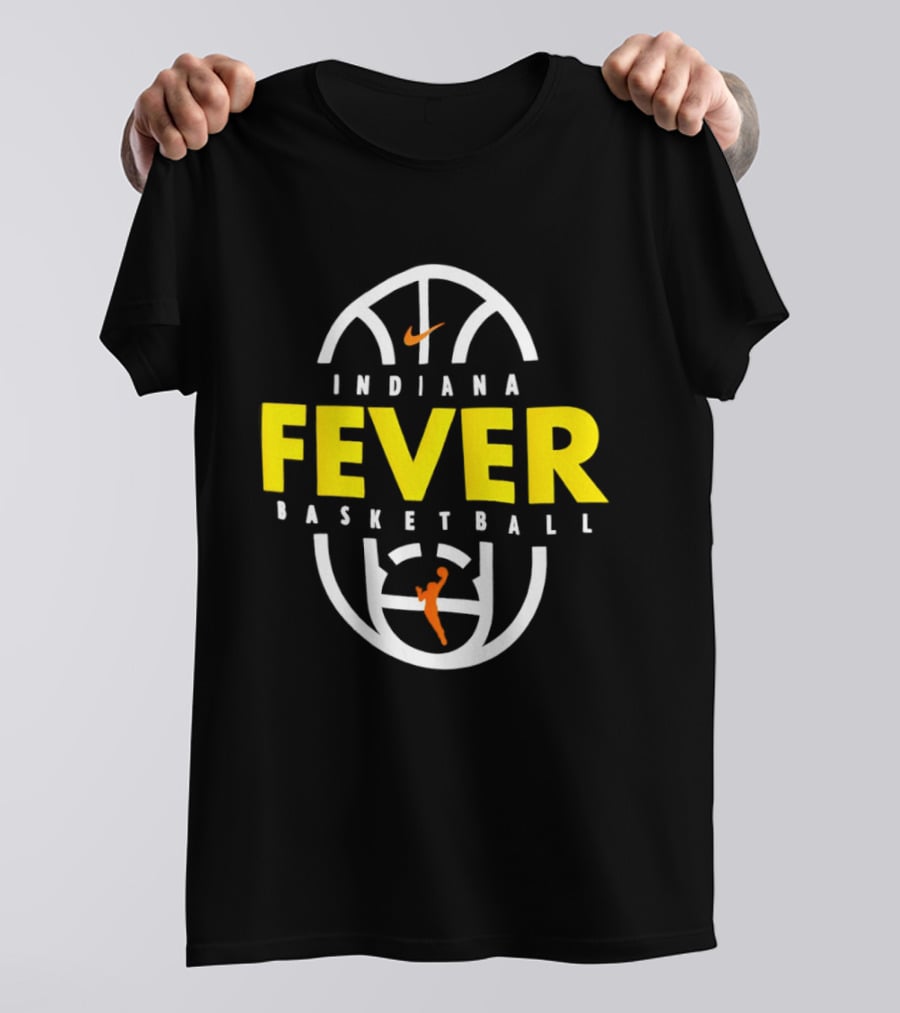 Indiana Fever Basketball Nike Partnership Basketball Court T-Shirt