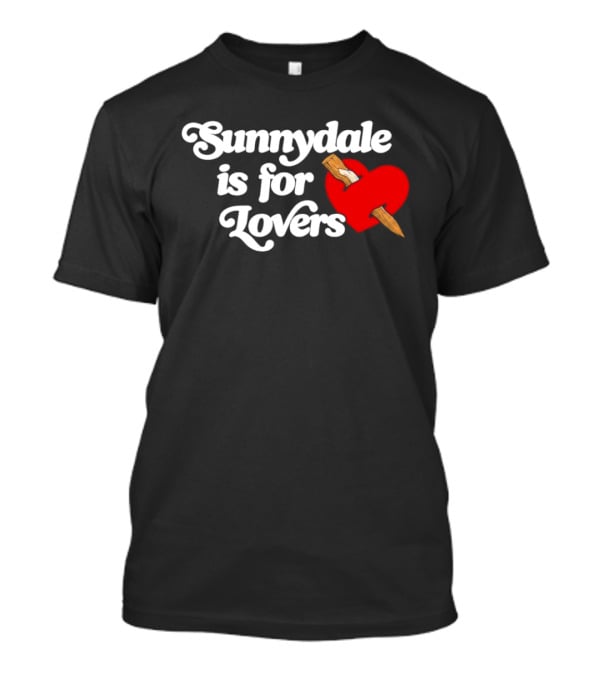 Sunnydale Is For Lovers Heart Stake Buffy Town T-Shirt