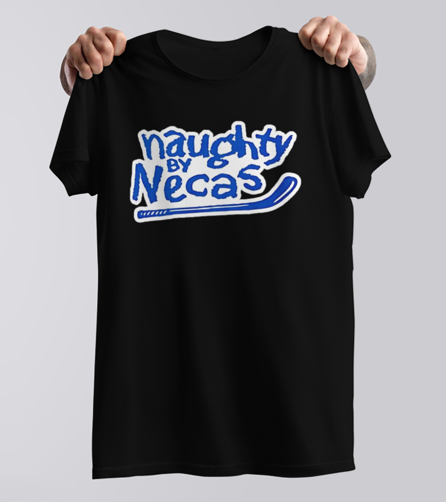 Martin Nečas Naughty By Necas Hockey T-Shirt