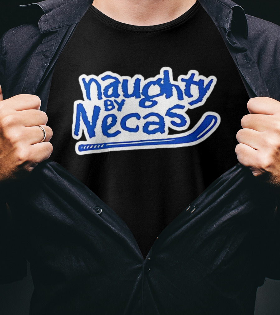 Martin Nečas Naughty By Necas Hockey T-Shirt