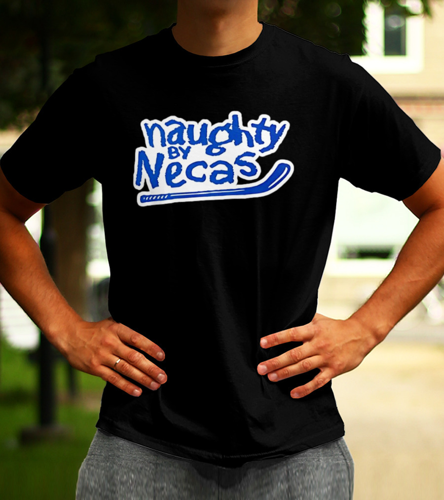 Martin Nečas Naughty By Necas Hockey T-Shirt