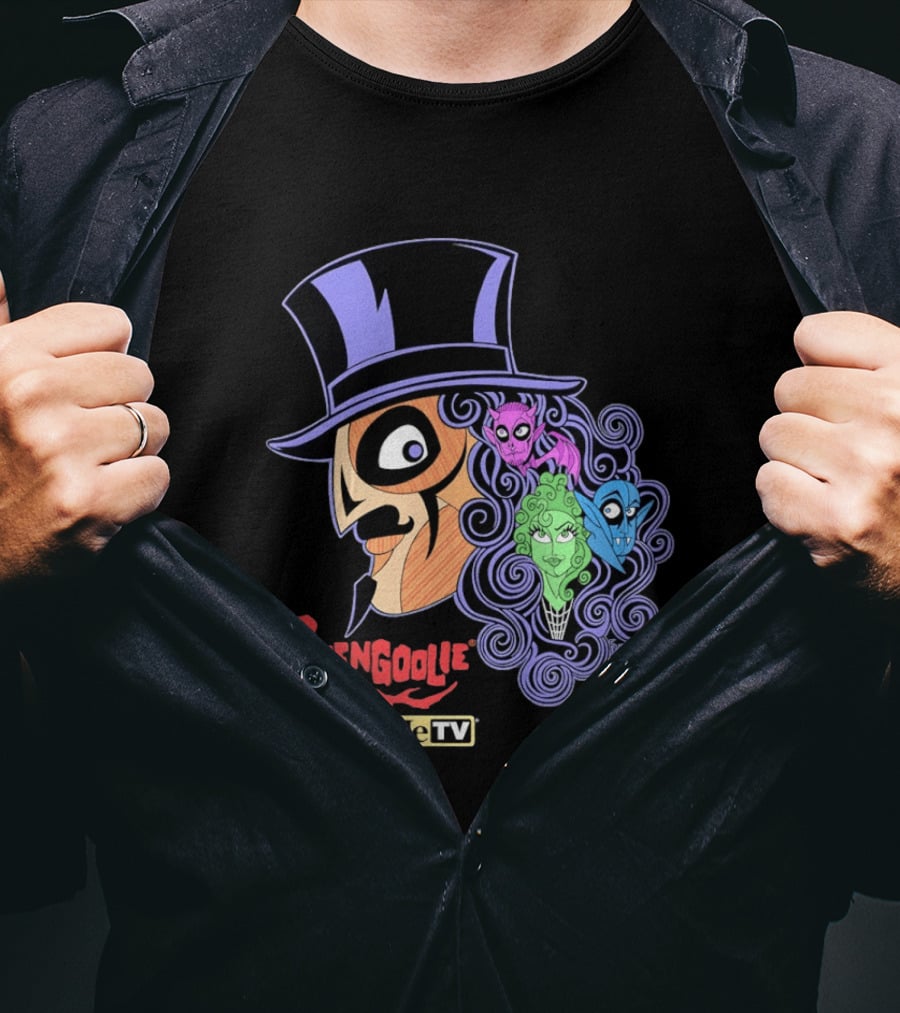 Svengoolie MeTV Horror Host Character Cartoon T-Shirt
