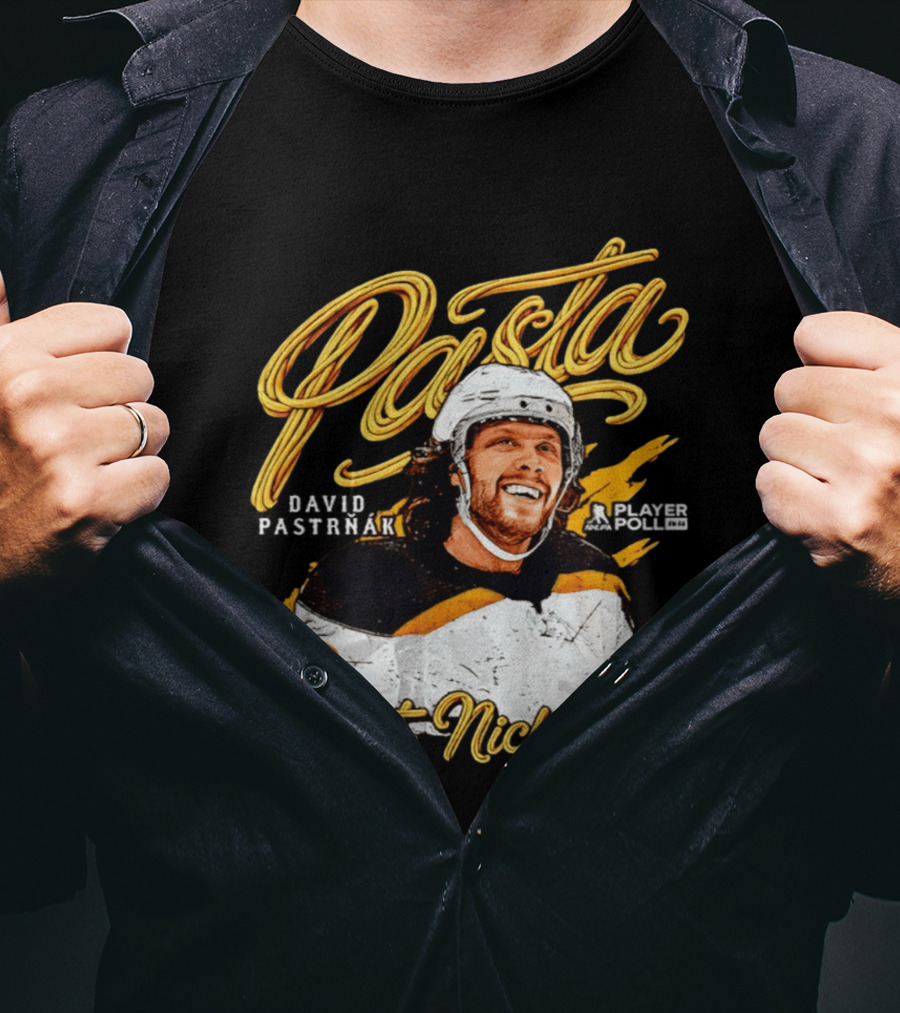 Pasta David Pastrnak Boston Best Nickname Player Profile T-Shirt