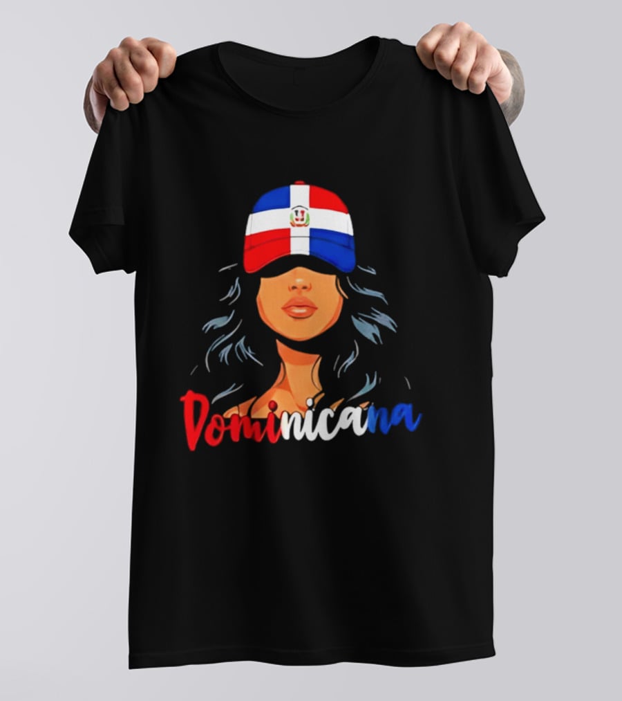 Dominicana Pride Dominican Republic Flag Latina Woman Hat T-Shirt