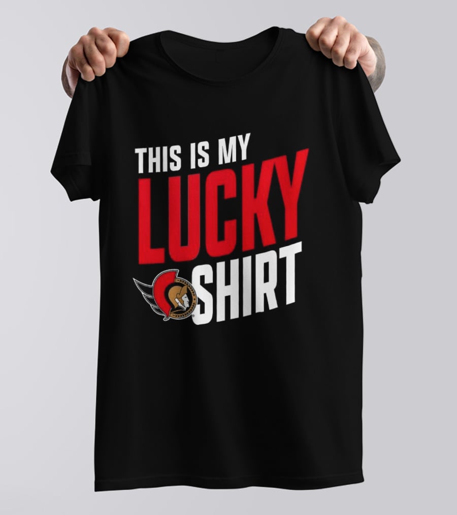 Ottawa Senators NHL This Is My Lucky T-Shirt