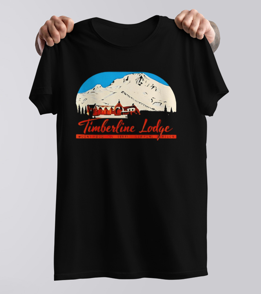 Timberline Lodge Mount Hood Ski Mountain Retreat Oregon T-Shirt