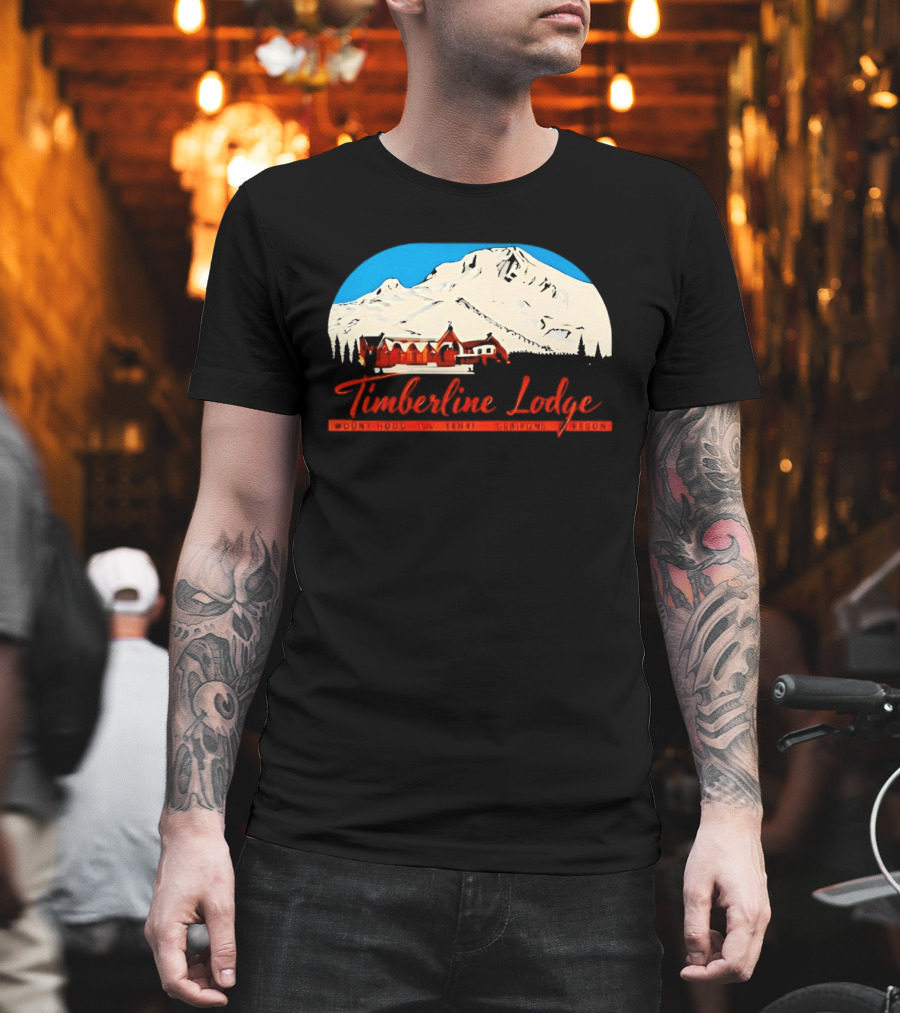 Timberline Lodge Mount Hood Ski Mountain Retreat Oregon T-Shirt