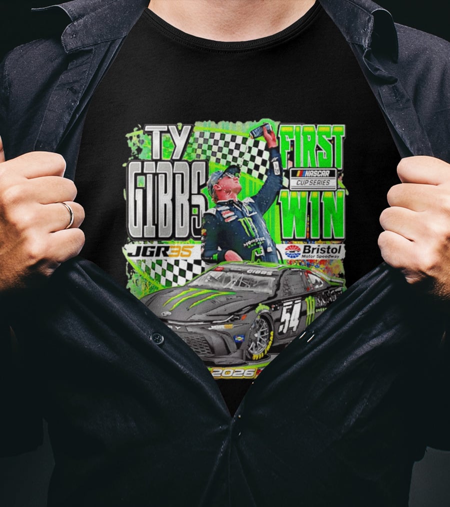 Ty Gibbs First NASCAR Cup Series Win April 12 2026 Bristol Motor Speedway T-Shirt
