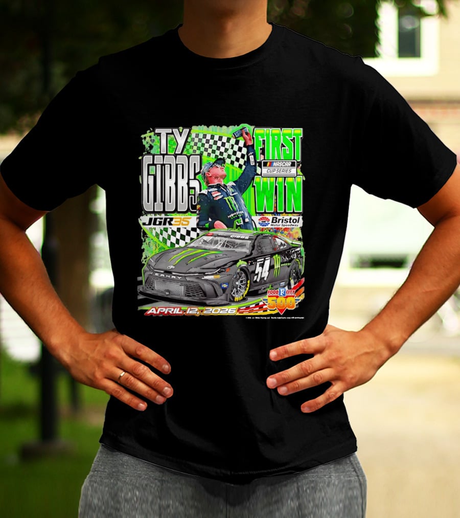 Ty Gibbs First NASCAR Cup Series Win April 12 2026 Bristol Motor Speedway T-Shirt