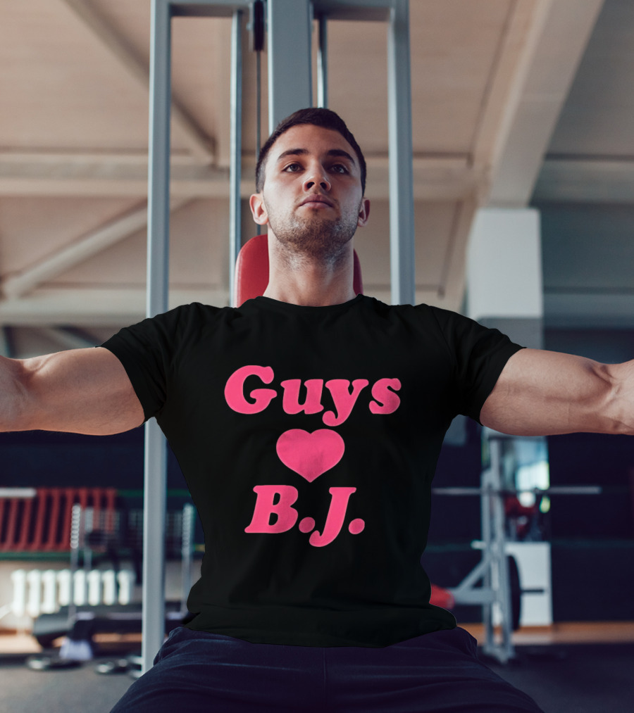 Guys Heart B.J. Pink T-Shirt