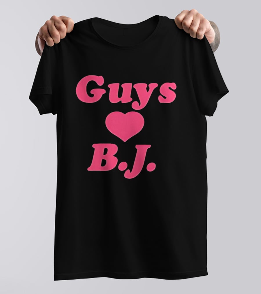 Guys Heart B.J. Pink T-Shirt
