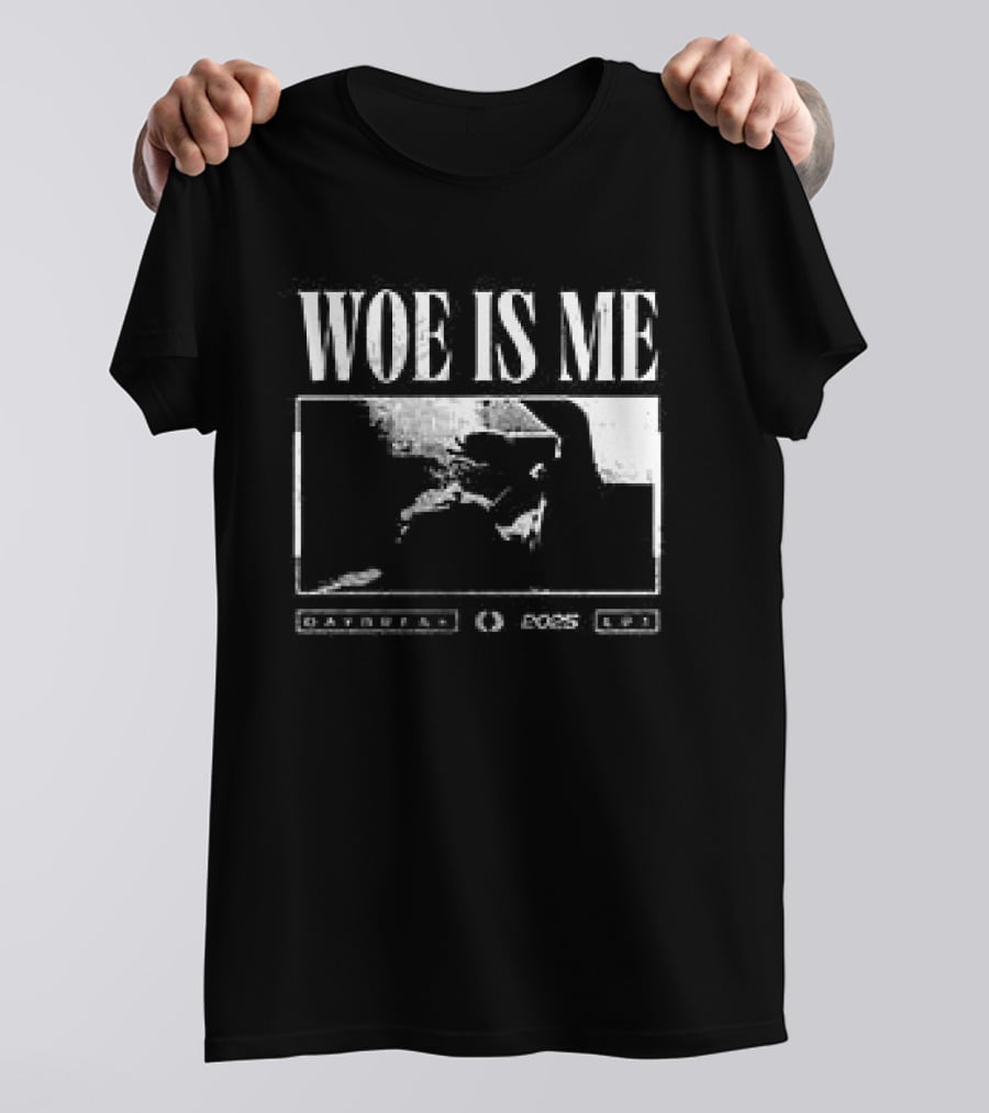 Woe Is Me Daybreak LP3 Album Cover T-Shirt