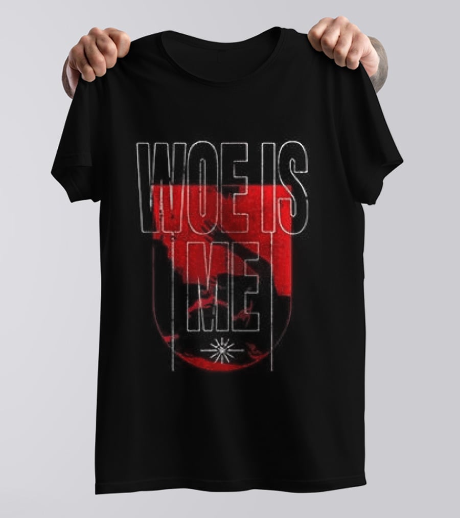 Woe Is Me Red Print Daybreak T-Shirt