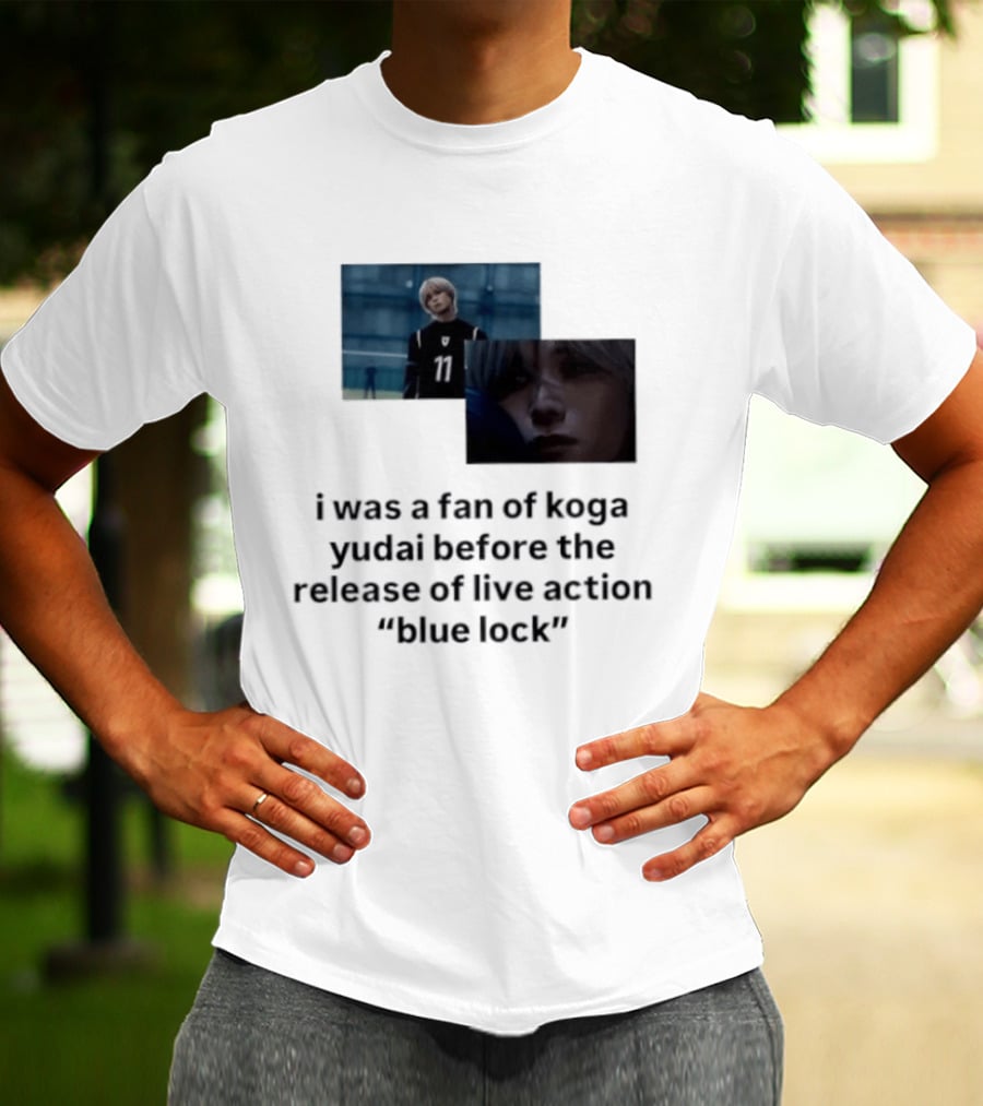 Koga Yudai Before Blue Lock Live Action Release Fan T-Shirt