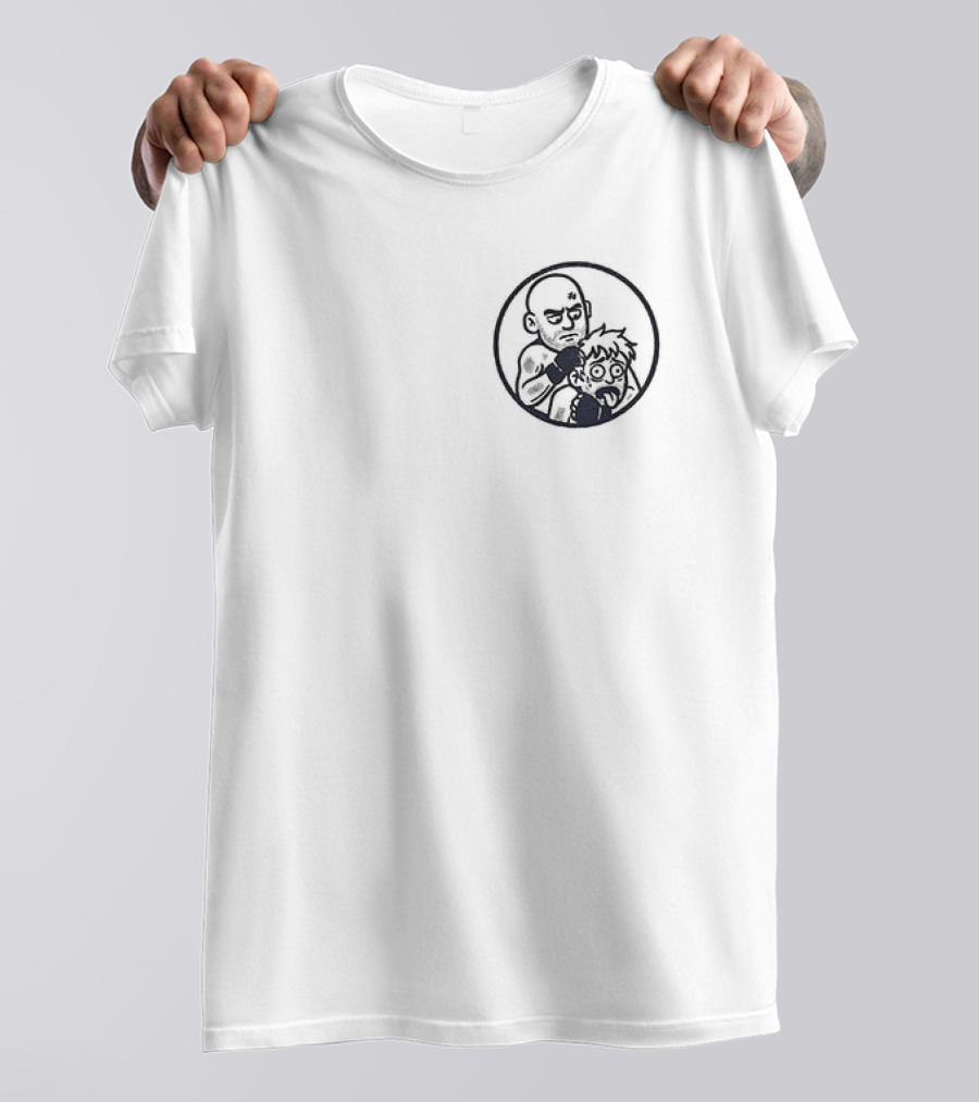 Let's Talk Now Please Don't Kill Me He Tapped He Begged Me Please Don't Kill Me Skull Roses Circle T-Shirt