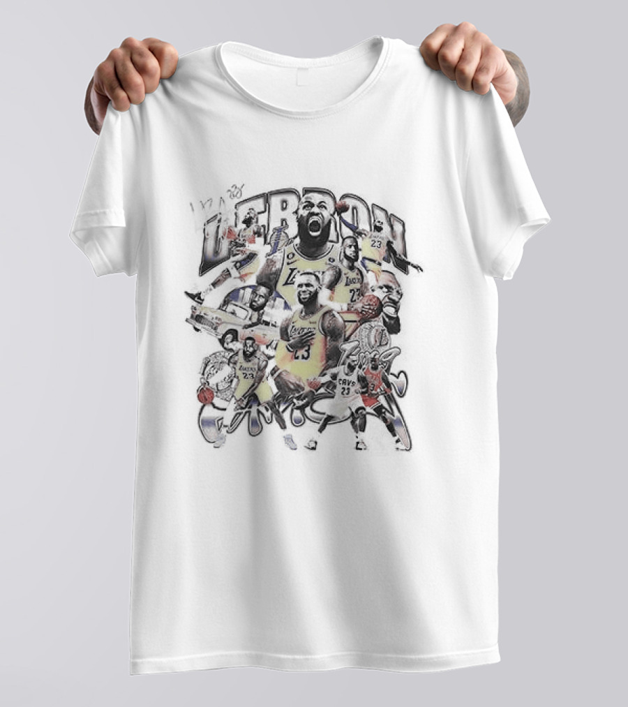 LeBron James 23 Los Angeles Lakers Iconic Moments T-Shirt