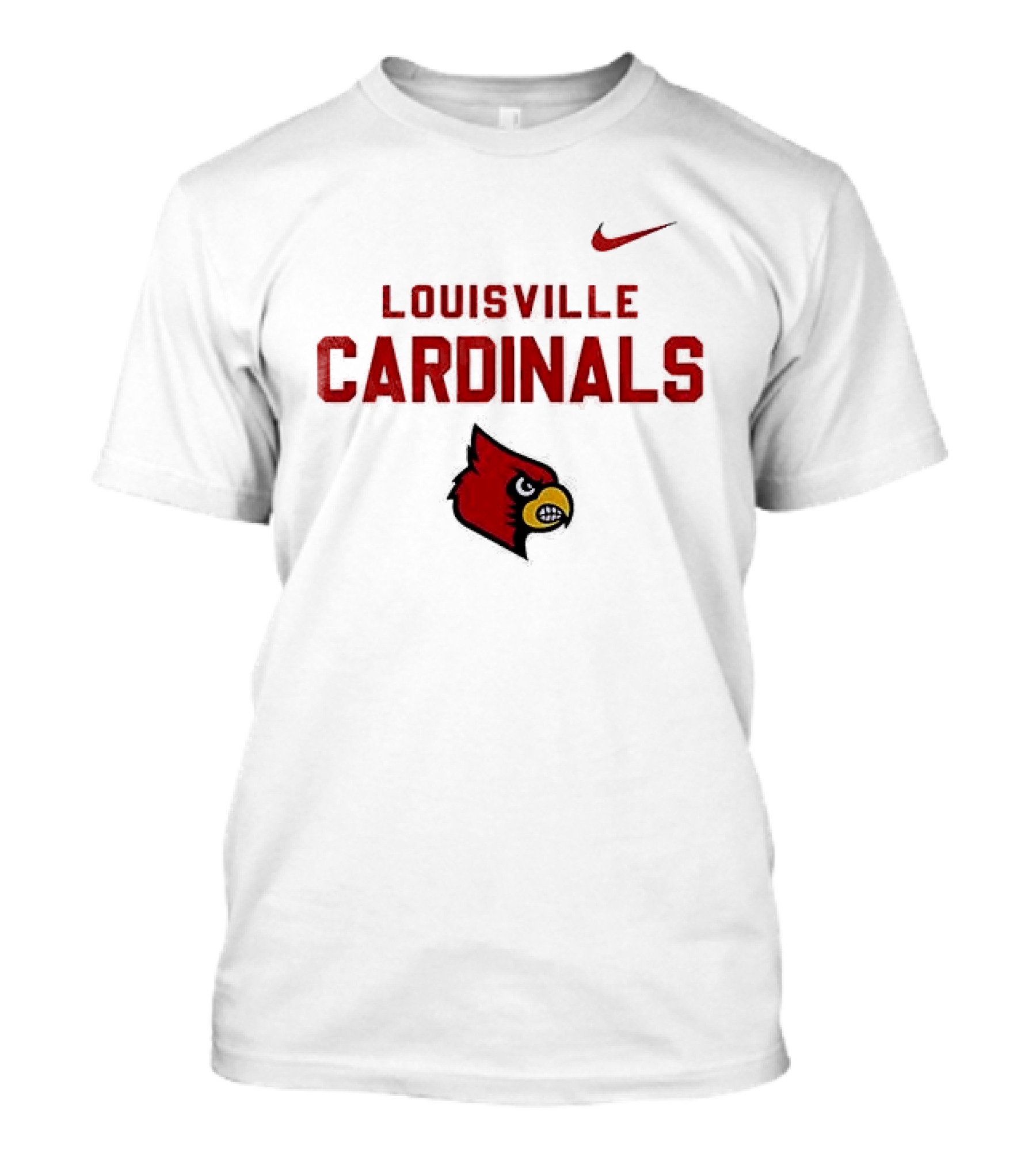 Louisville Cardinals NCAA Heartbeat True Fans Nike Sportswear T-Shirt