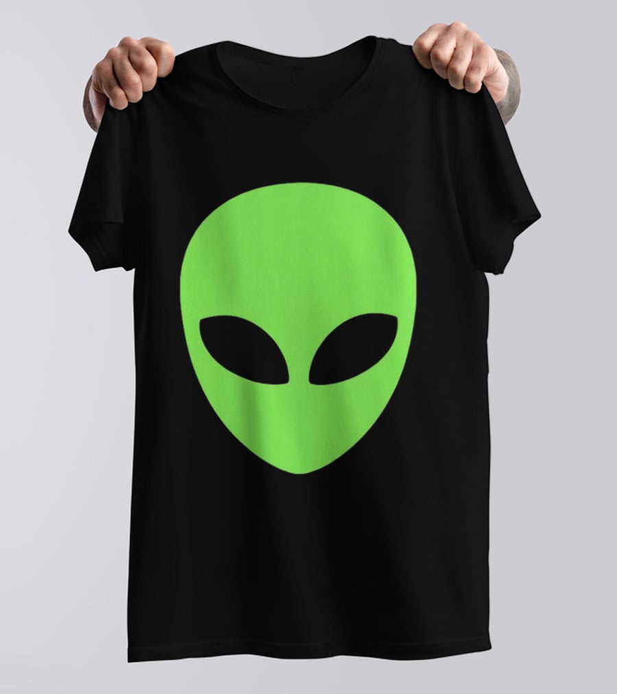Alien Face 2026 Green Mask T-Shirt