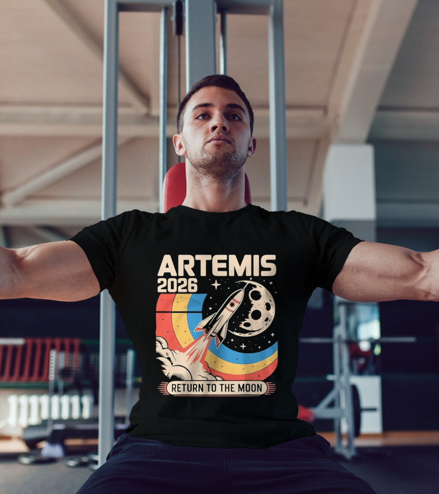 Artemis 2026 Rocket Launch Return To The Moon T-Shirt