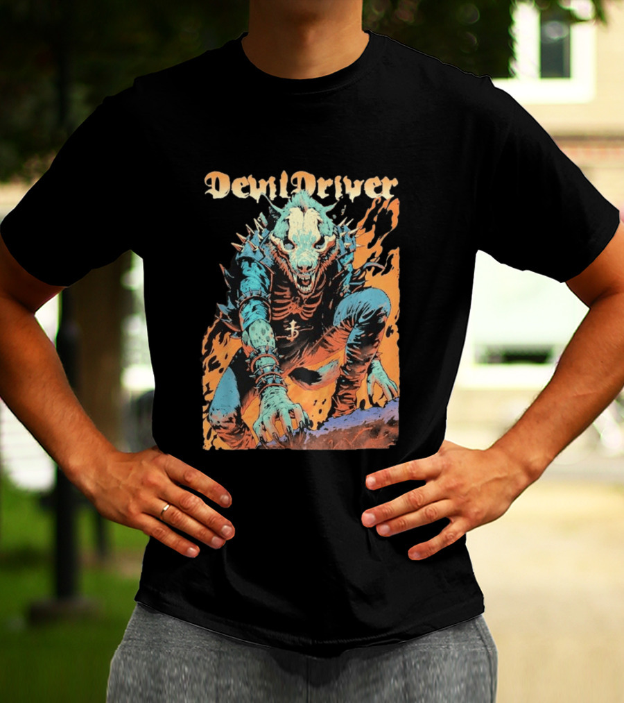 DevilDriver Fire Hyena Strike And Kill T-Shirt