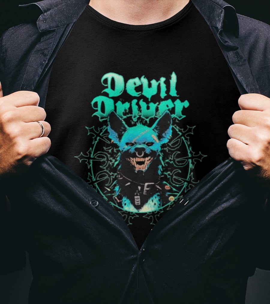 DevilDriver Sinister Canine Cross T-Shirt