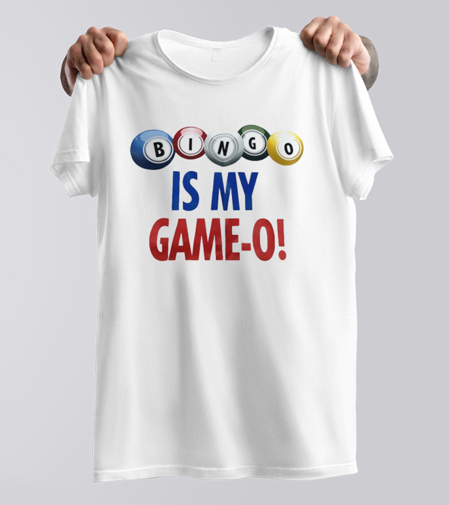 Bingo Is My Game O Billiard Balls Fun Playful T-Shirt