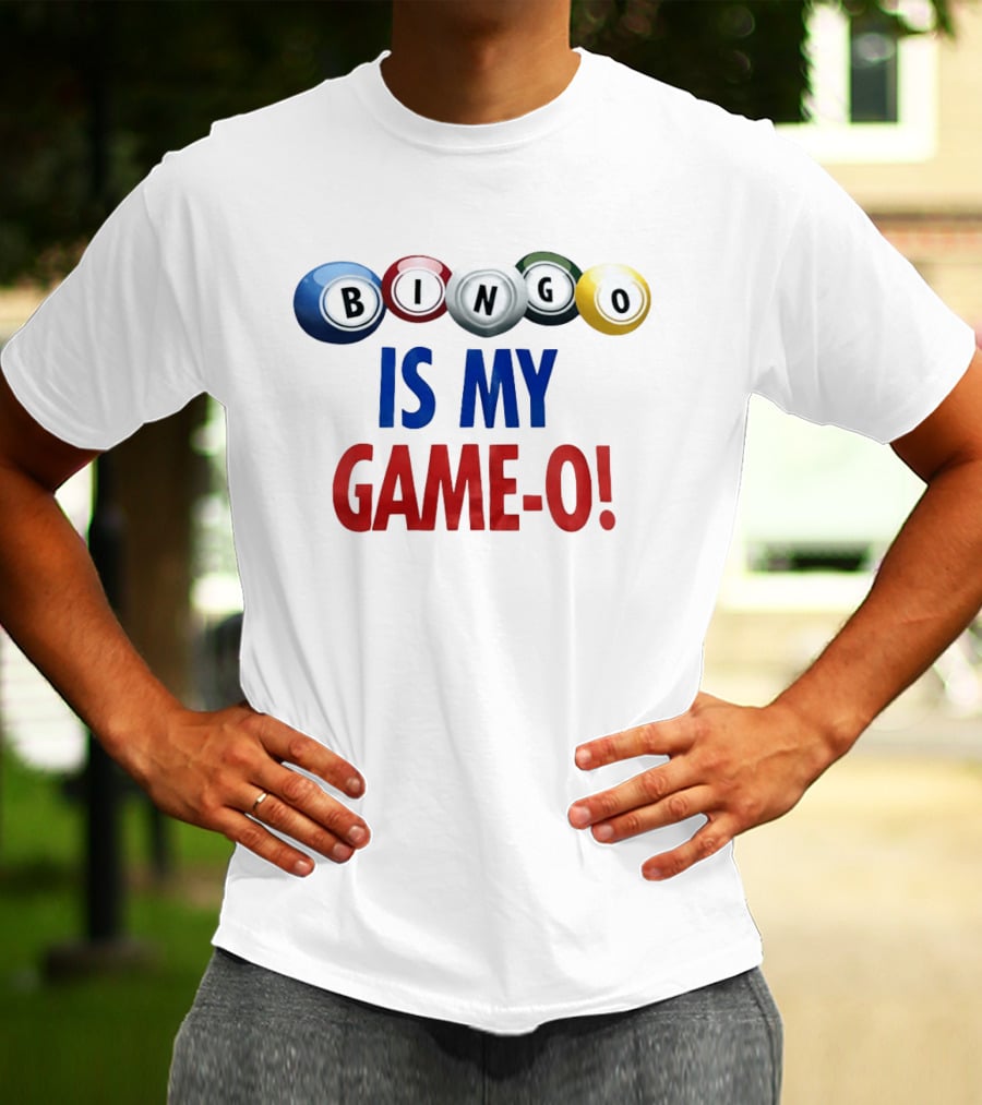 Bingo Is My Game O Billiard Balls Fun Playful T-Shirt