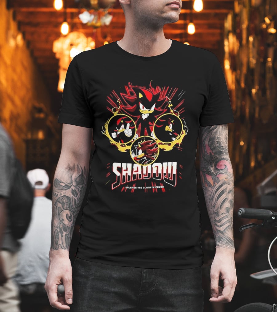 Shadow The Hedgehog Unleash The Ultimate Power T-Shirt
