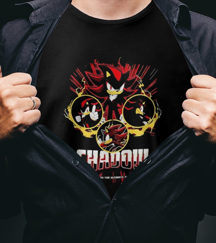 Shadow The Hedgehog Unleash The Ultimate Power T-Shirt