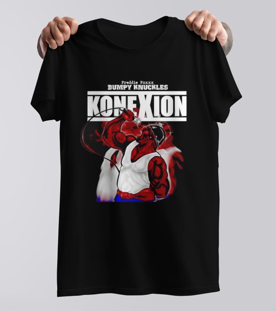 Freddie Foxxx Bumpy Knuckles Hip Hop Konexion Microphone Power T-Shirt