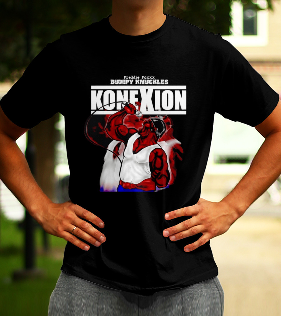 Freddie Foxxx Bumpy Knuckles Hip Hop Konexion Microphone Power T-Shirt