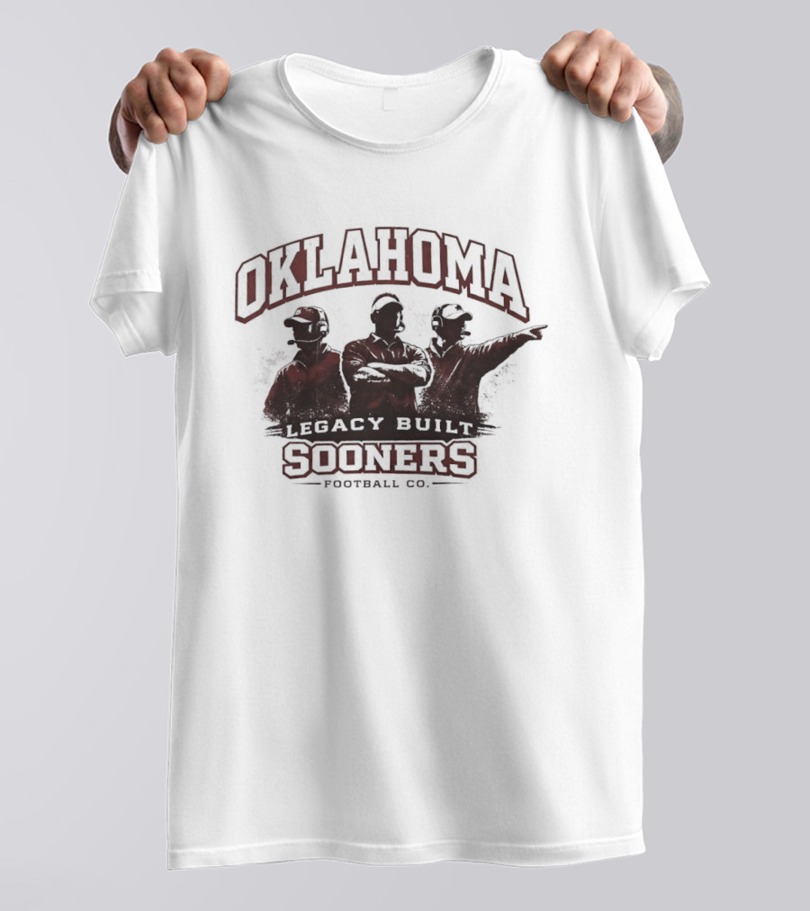 Oklahoma Sooners Legacy Built Football Traditions T-Shirt