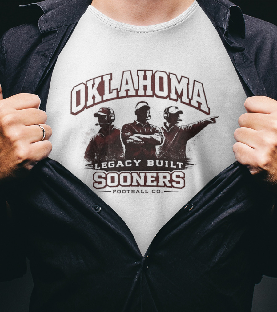 Oklahoma Sooners Legacy Built Football Traditions T-Shirt
