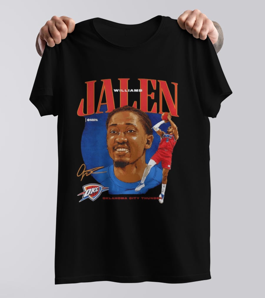 Jalen Williams Oklahoma City Thunder NBA OKC T-Shirt