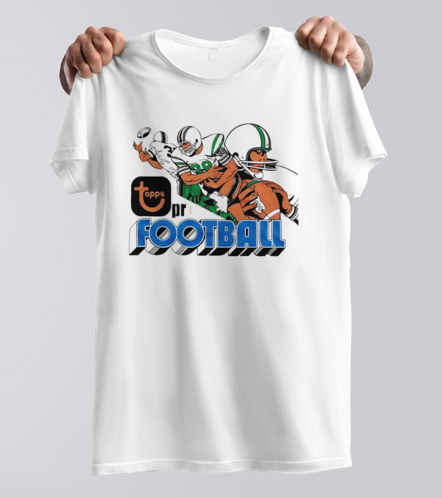 Topps Pro Football 3D 1981 Classic Vintage NFL Players T-Shirt
