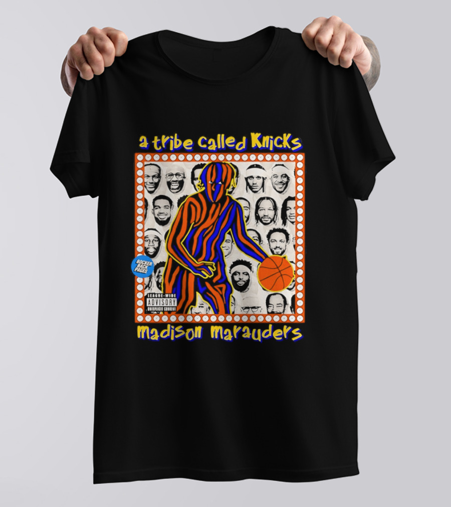 A Tribe Called Knicks Madison Marauders Basketball Art With Iconic NYC Sports Influence T-Shirt