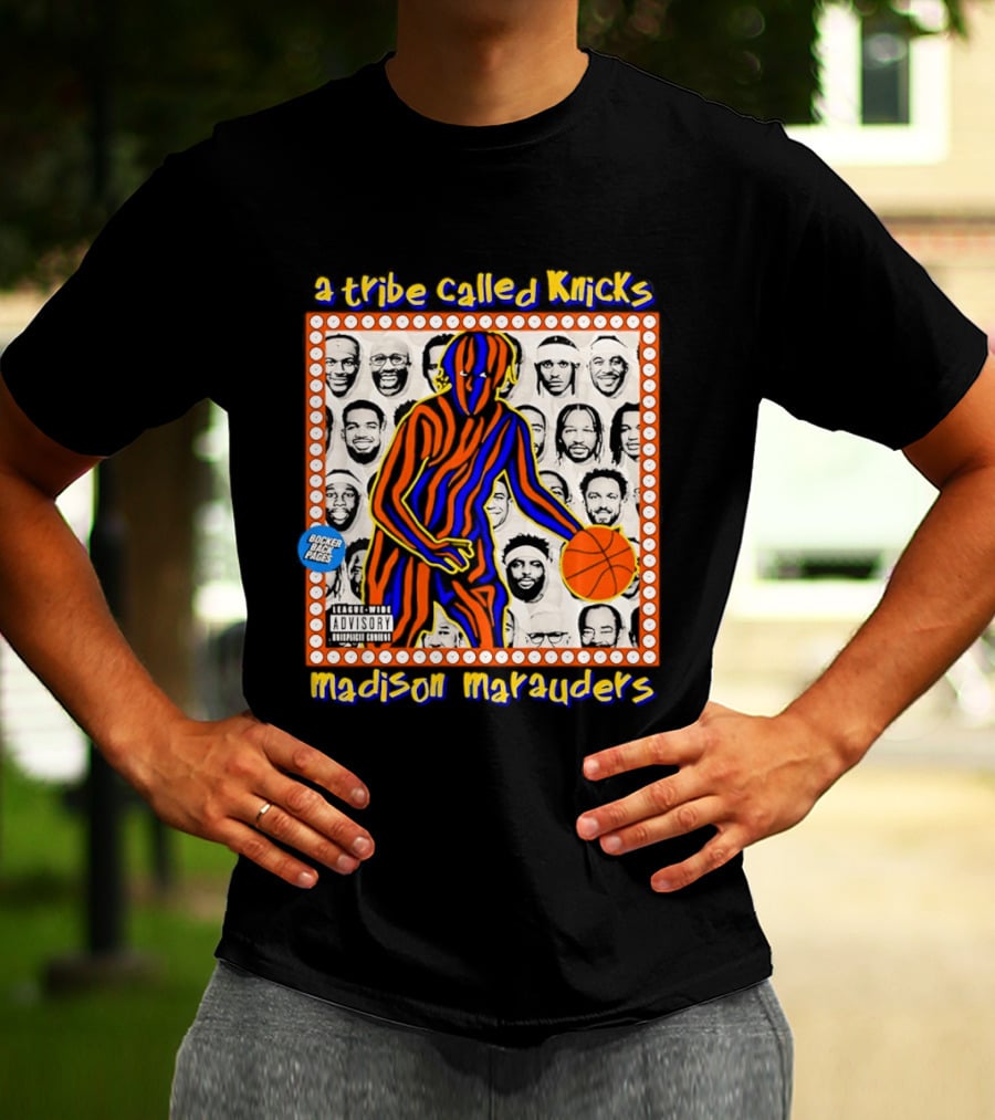 A Tribe Called Knicks Madison Marauders Basketball Art With Iconic NYC Sports Influence T-Shirt